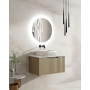 Rhea Fluted Wall Hung 750mm Cabinet - Natural Oak Cabinet Only