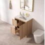 Rita Freestanding Elegant Oak 750mm Cabinet only