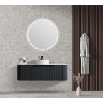 Rome Matte Black Fluted Wall-hung Vanity 1200mm Cabinet Only Rome Matte Black Fluted Wall-hung Vanity 1200mm Cabinet Only