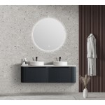 Rome Matte Black Fluted Wall-hung Vanity 1500mm Cabinet Only Rome Matte Black Fluted Wall-hung Vanity 1500mm Cabinet Only