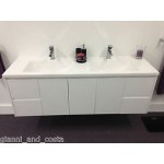 Avalon-1500 Wall Hung Vanity Double Bowl Cabinet Only Avalon-1500 Wall Hung Vanity Double Bowl Cabinet Only